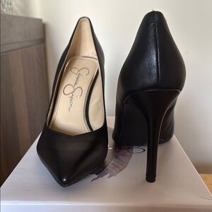 Jessica Simpson Black Stiletto Heels